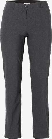 SHEEGO Slim fit Trousers in Grey: front