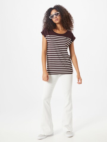 Iriedaily - Camisa 'Cat Stripe' em roxo