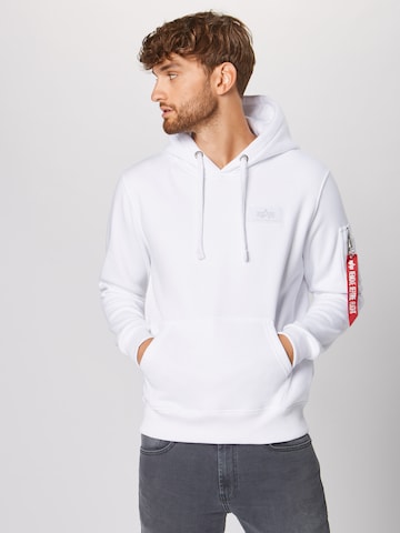 ALPHA INDUSTRIES Mikina - biela