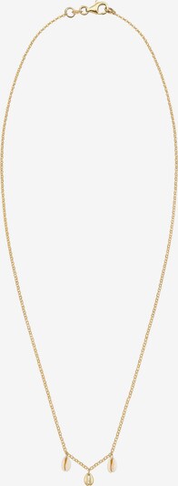ELLI Halskette 'Muschel' in creme / gold, Produktansicht