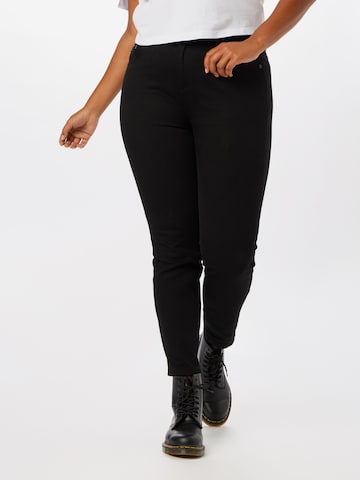 Guido Maria Kretschmer Curvy Slim fit Jeans 'Yasmina' in Black: front
