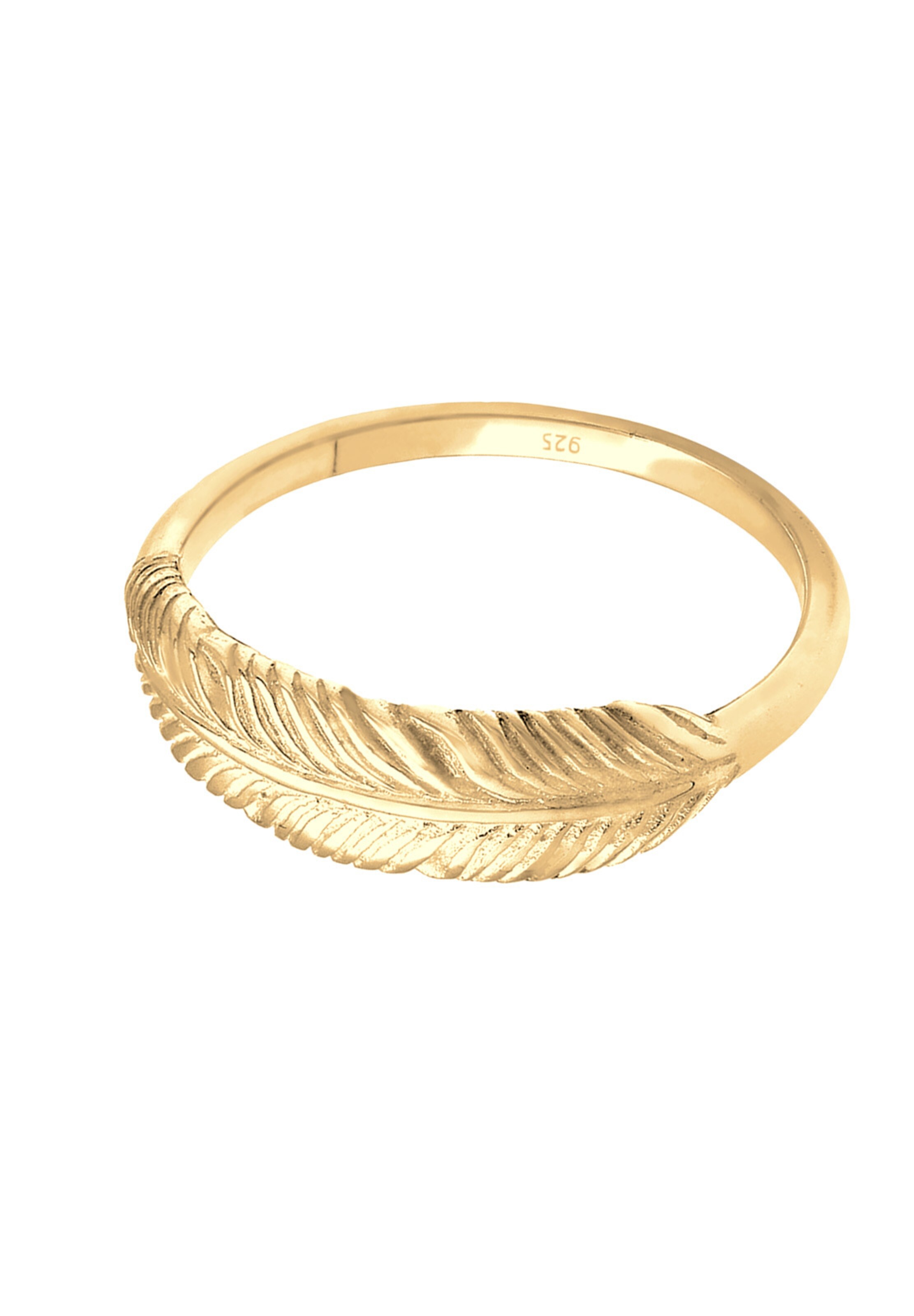 ELLI Ring 'Feder' in Gold