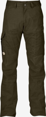 Fjällräven Regular Outdoorbroek 'Karl Pro' in Groen: voorkant