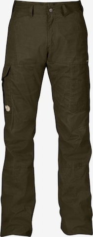 Fjällräven Regular Outdoor Pants 'Karl Pro' in Green: front