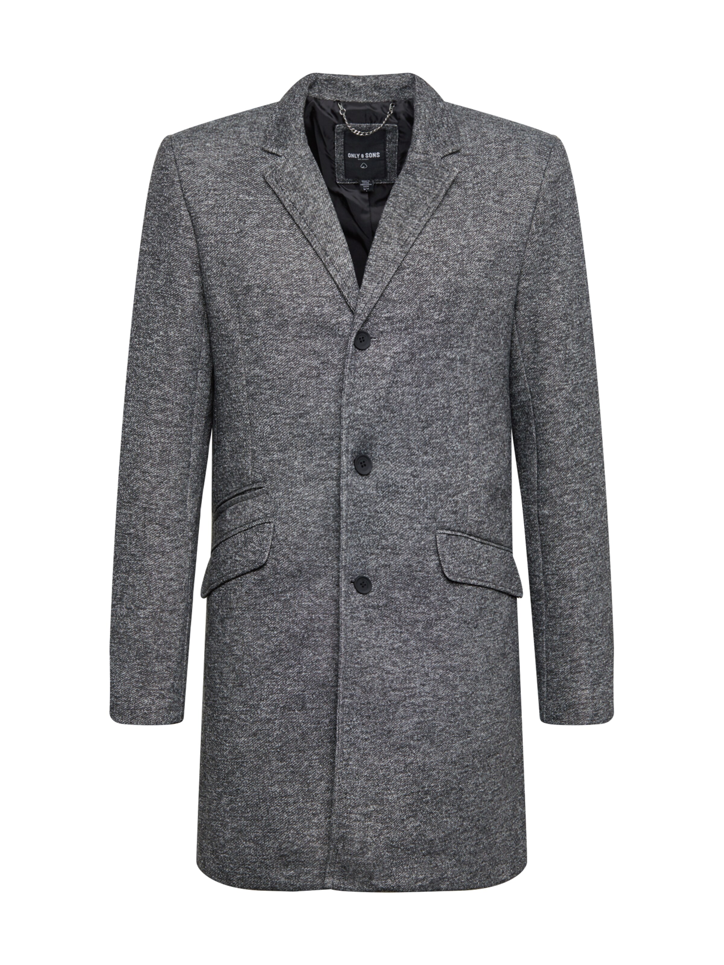 Only & Sons - Tussenjas in de kleur Donkergrijs