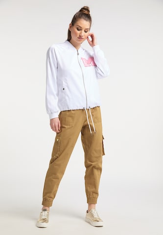 MYMO Between-season jacket in White: front