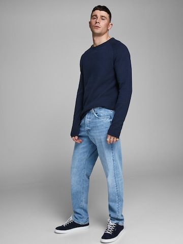 JACK & JONES Regular fit Trui 'Hill' in Blauw