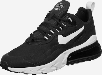 Baskets basses 'Air Max 270 React' Nike Sportswear en noir : devant