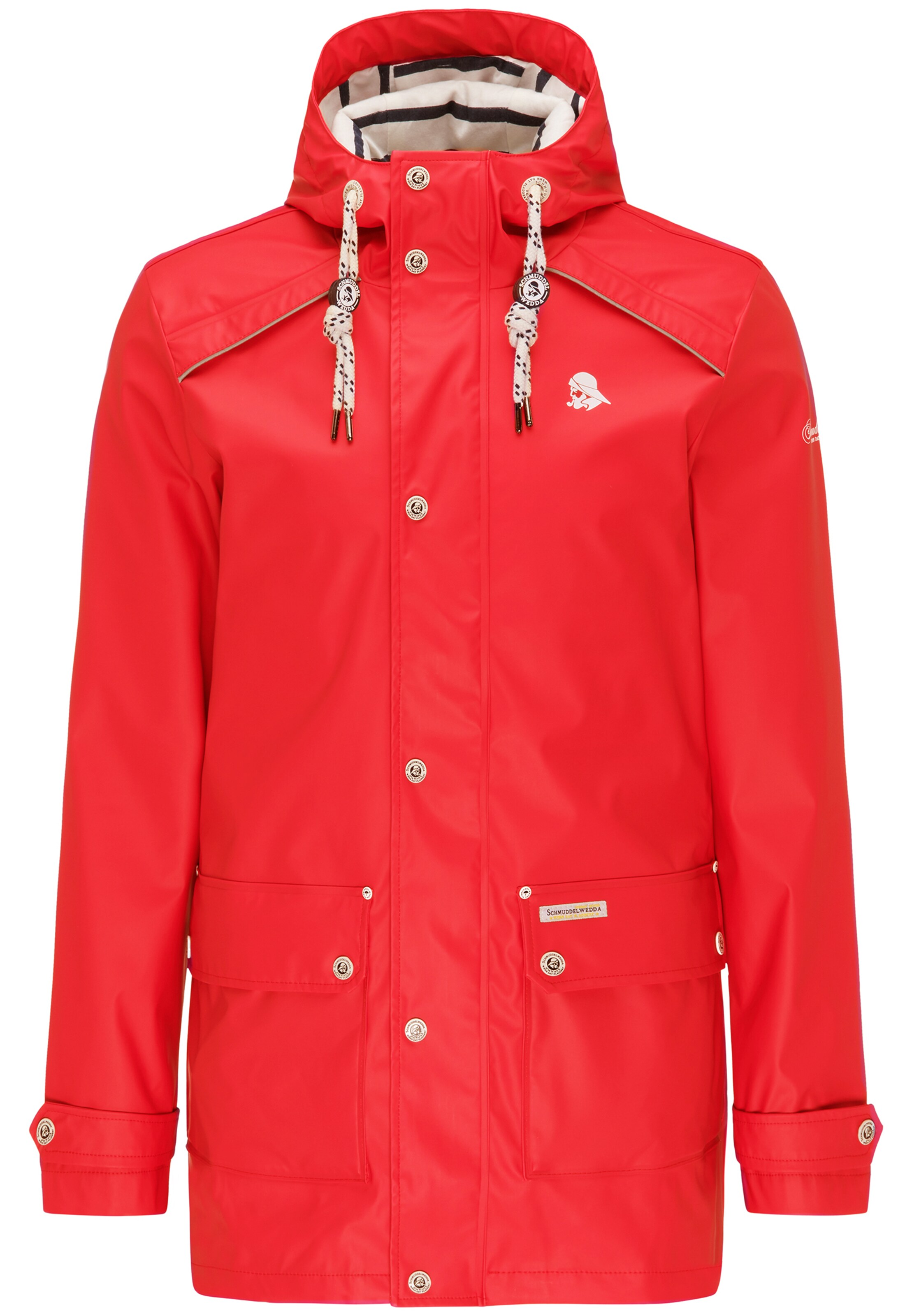 Schmuddelwedda - Tussenjas in de kleur Rood