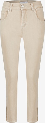 Angels Slimfit Jeans in Beige: voorkant