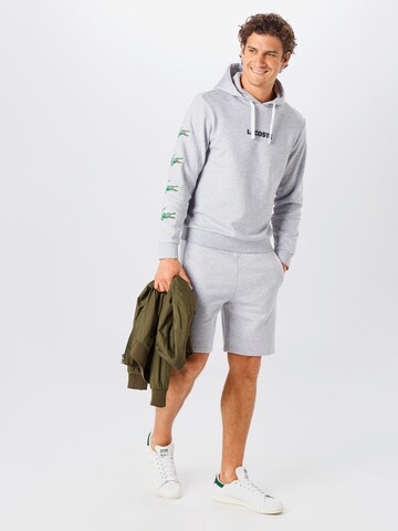 Lacoste SportRegular Fit Sportska sweater majica - siva boja