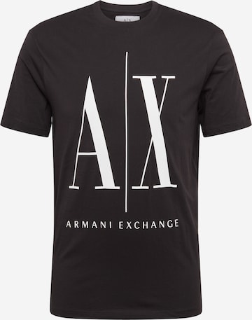 ARMANI EXCHANGE Shirt in Schwarz: front