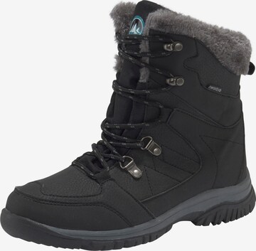 POLARINO Boots 'Ice Floe' in Black: front