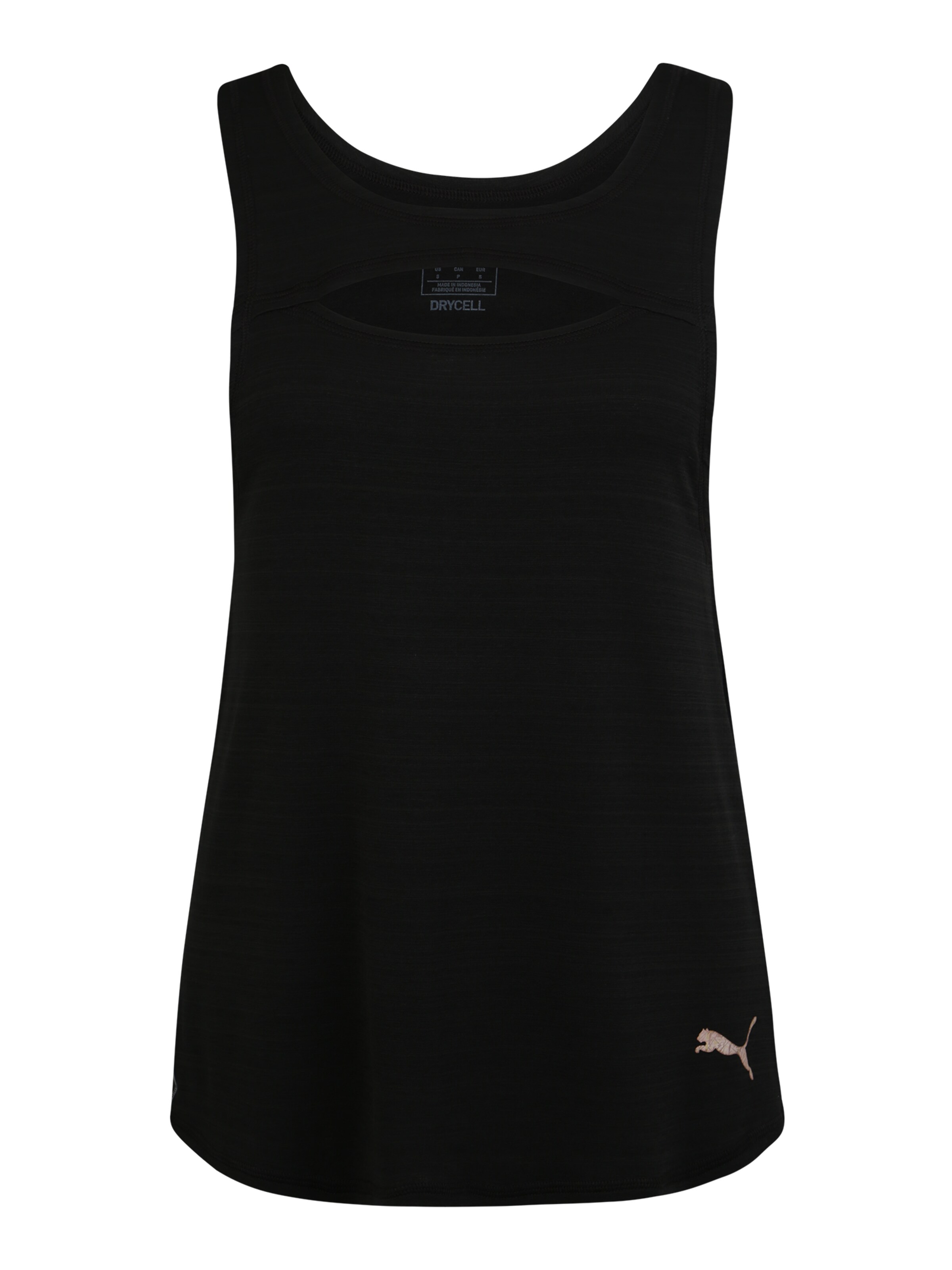 PUMA - Sporttop in de kleur Zwart