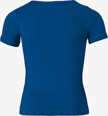 LOGOSHIRT Shirt 'Krümelmonster - Mister Hungry' in Blauw