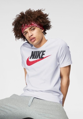 Nike Sportswear Klasický střih Tričko 'Futura' – bílá: přední strana