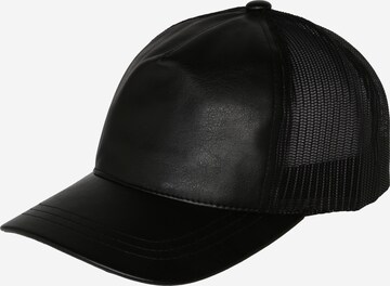 Casquette 'Trucker' Flexfit en noir : devant