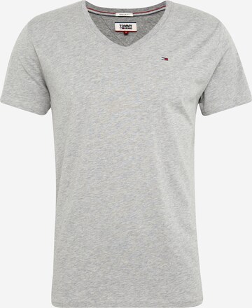 T-Shirt Tommy Jeans en gris : devant