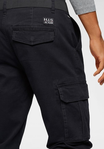 H.I.S Regular Cargo Pants in Black