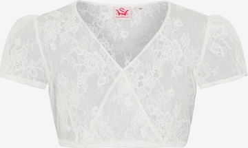 SPIETH & WENSKY Traditional Blouse 'Meghan' in White: front