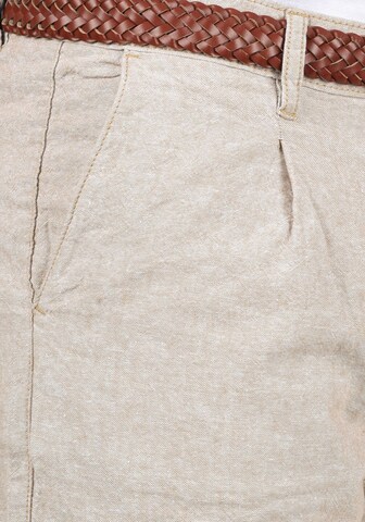 regular Pantaloni con pieghe 'Ledian' di INDICODE JEANS in beige