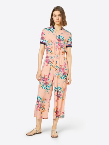 Tommy Jeans Jumpsuit in Roze: voorkant