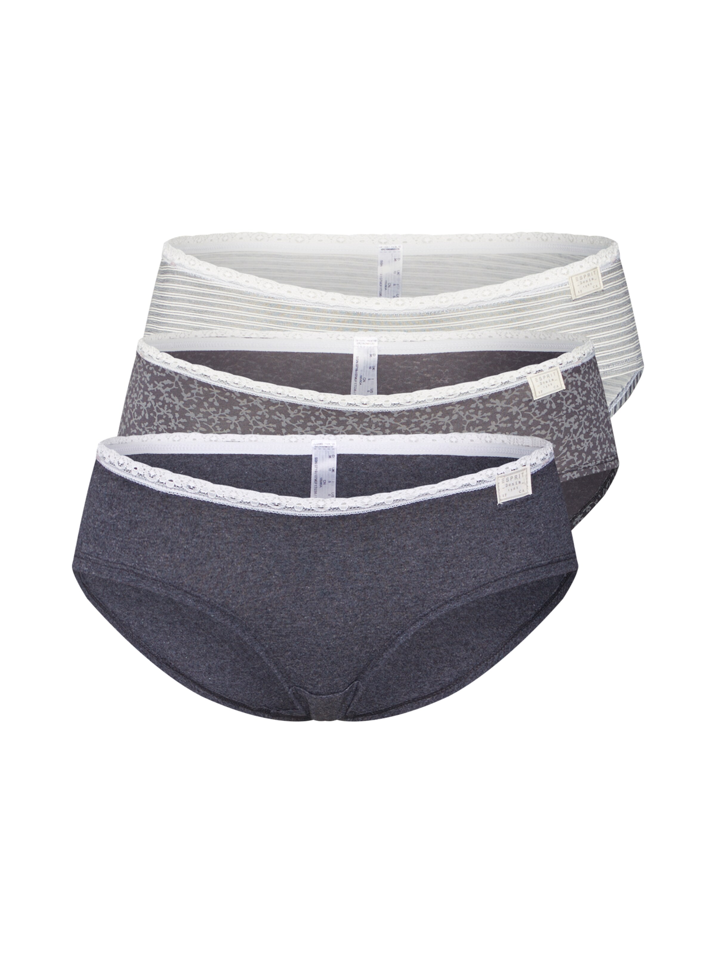 ESPRIT - Slip 'AUTH. SACRAMENTO    3h.shorts' in de kleur Donkergrijs