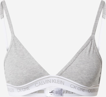 Calvin Klein Underwear Bra in Grey: front