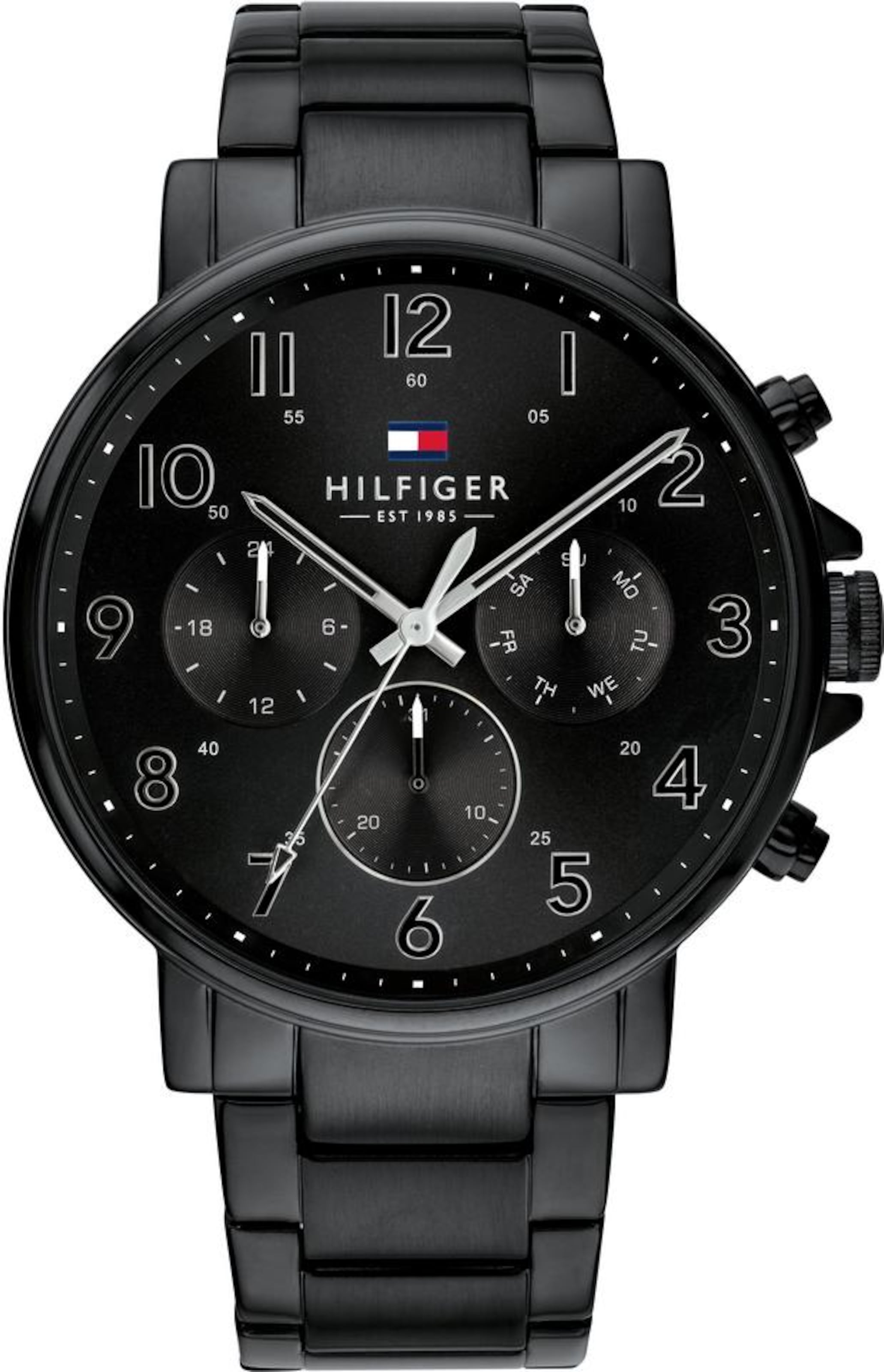 Montre à affichage analogique 'DANIEL' TOMMY HILFIGER en noir : devant