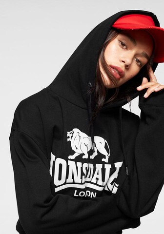 Sweat-shirt 'Roxeth' LONSDALE en noir