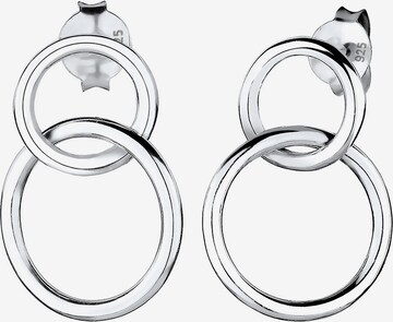 Boucles d'oreilles 'Kreis' ELLI en argent : devant