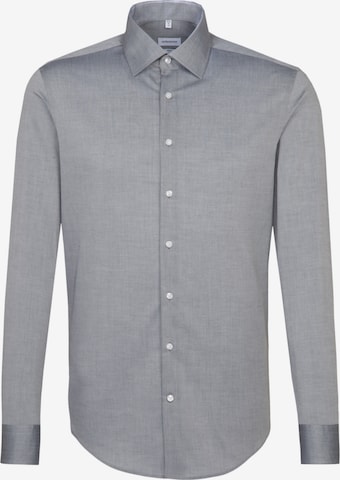 SEIDENSTICKER Slim fit Business Shirt in Grey: front