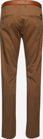 Coupe slim Pantalon chino 'Yard' SELECTED HOMME en marron