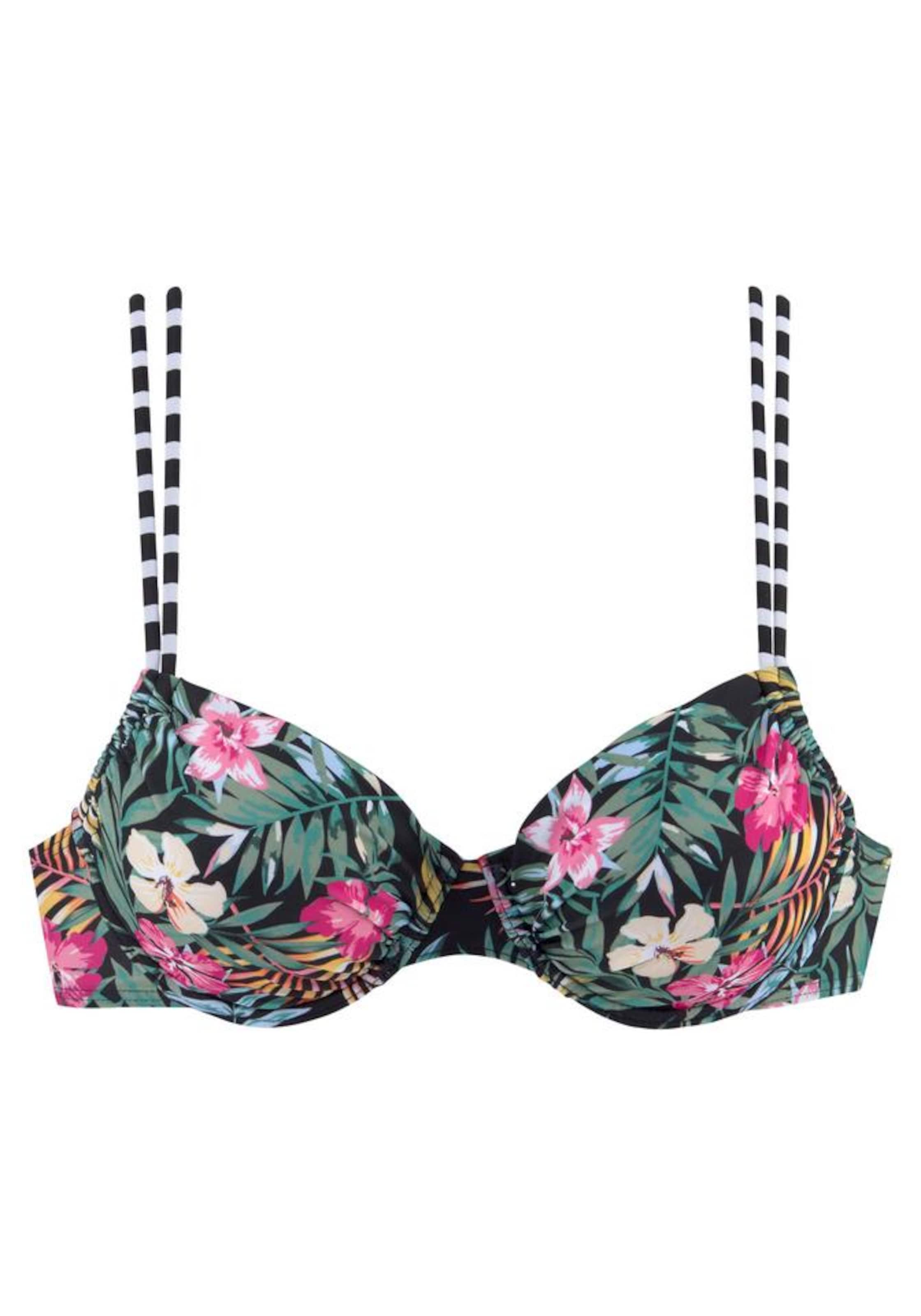 VENICE BEACH Top per bikini in Nero 