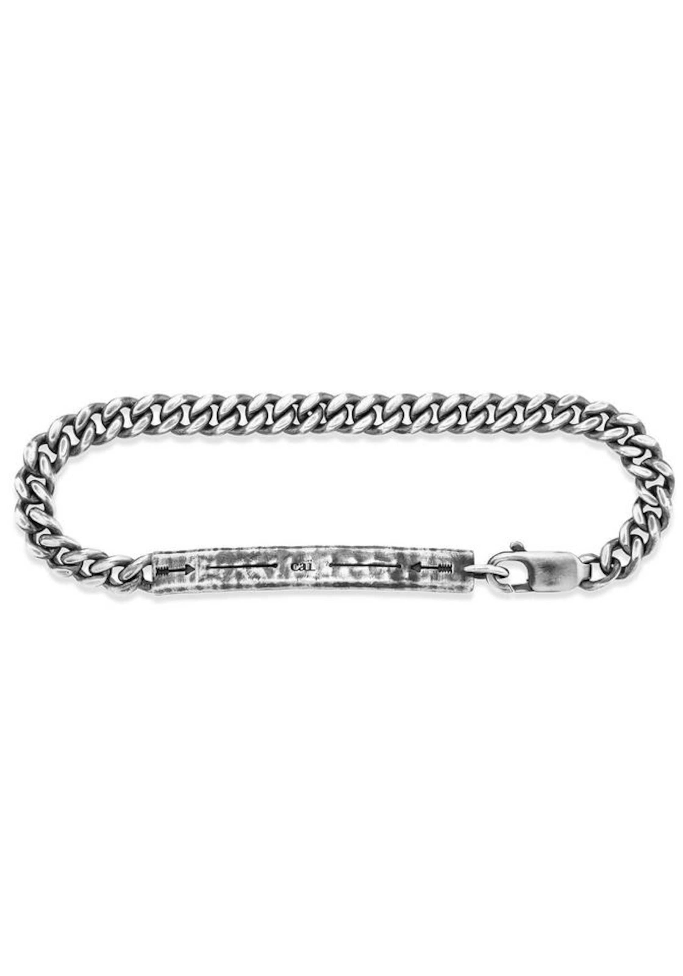 Bracelet caï en argent : devant