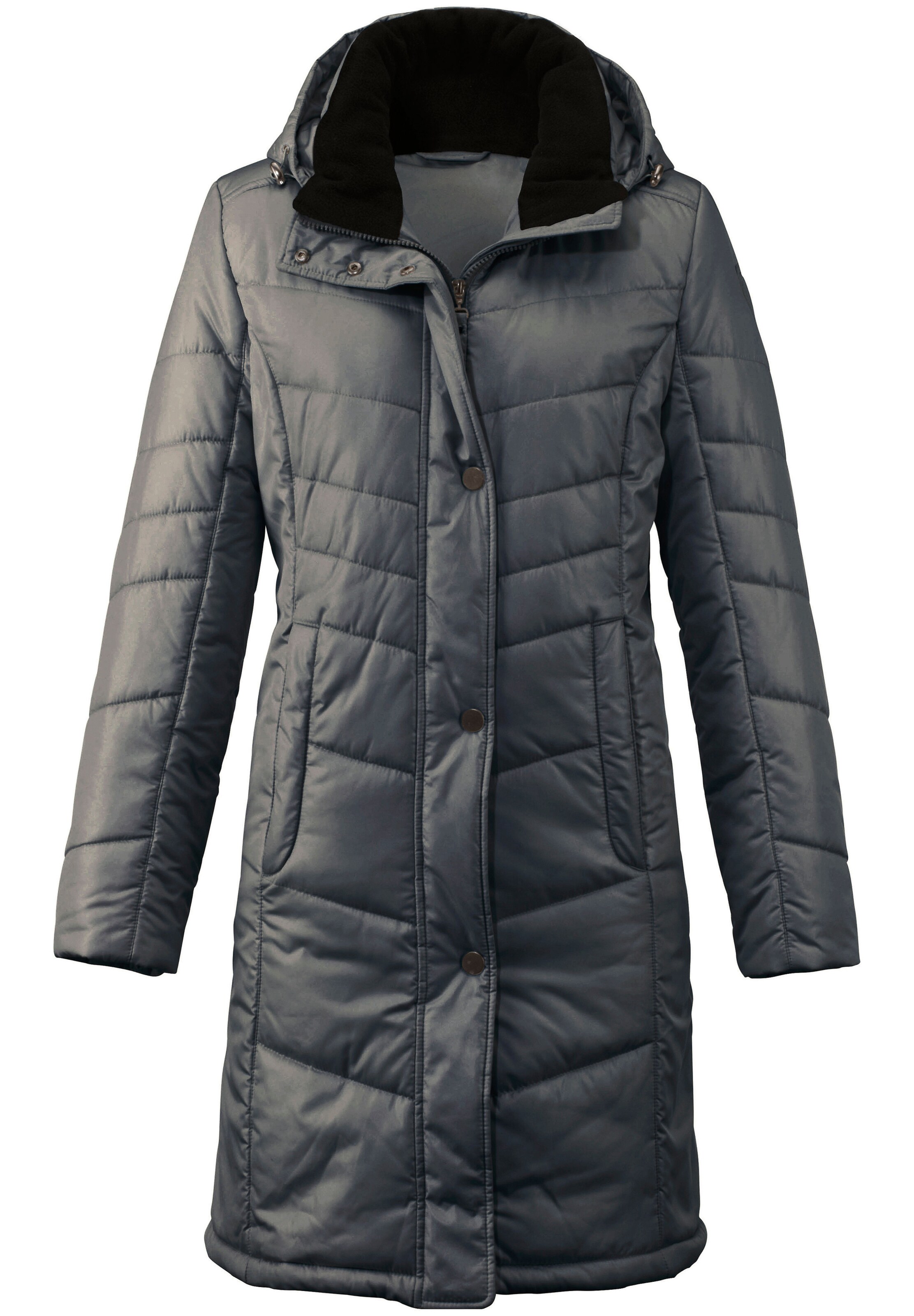 Peter Hahn - Wintermantel in de kleur Basaltgrijs