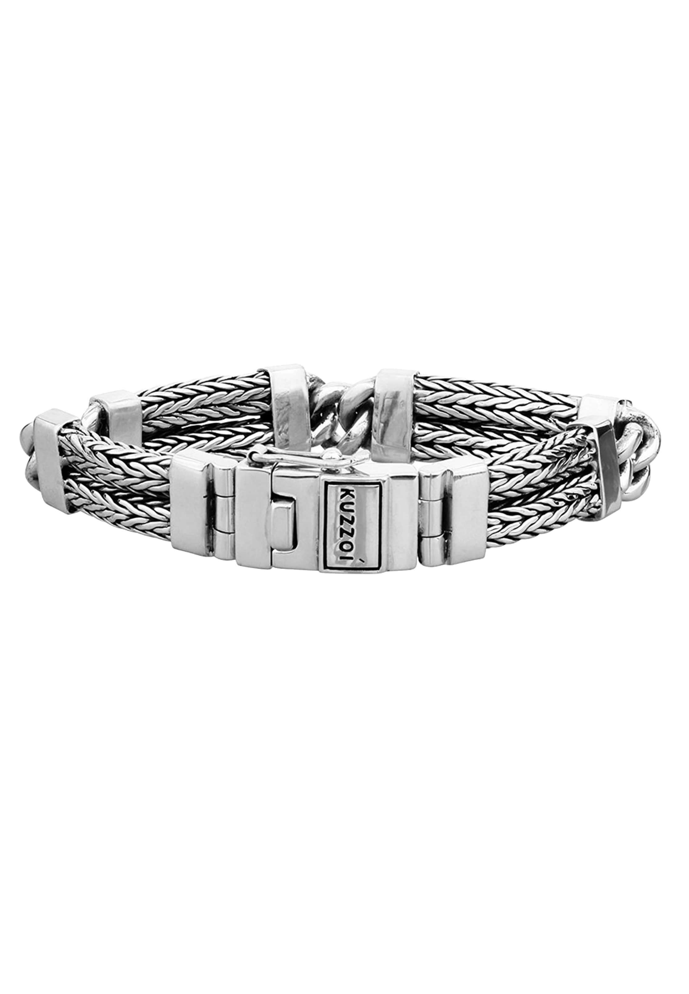 Bracelet 'Basic' KUZZOI en argent : devant