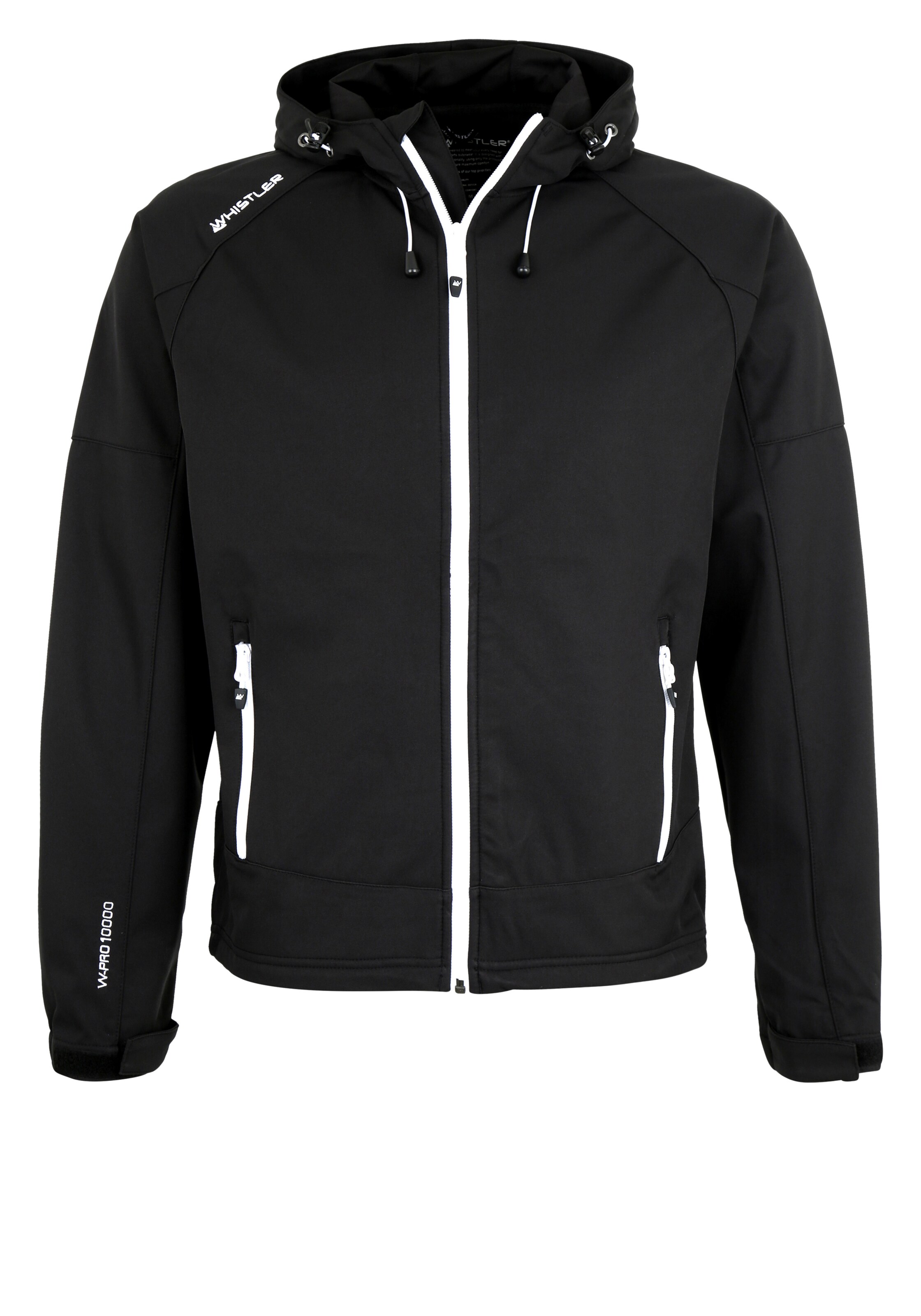 Whistler Softshelljacke 'Evarts' in Schwarz: Vorderseite