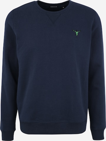 CHIEMSEE - Regular Fit Sweatshirt de desporto em azul: frente