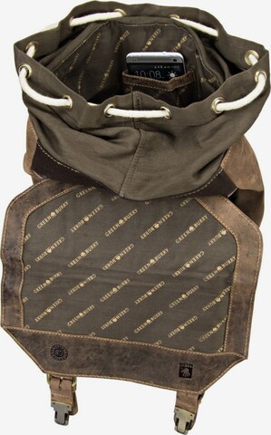 GREENBURRY Backpack ' Vintage Retro Rucksack ' in Brown