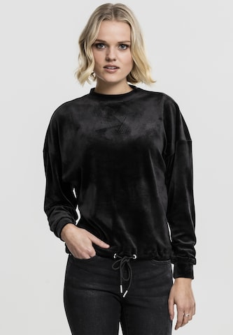 Sweat-shirt Urban Classics en noir : devant