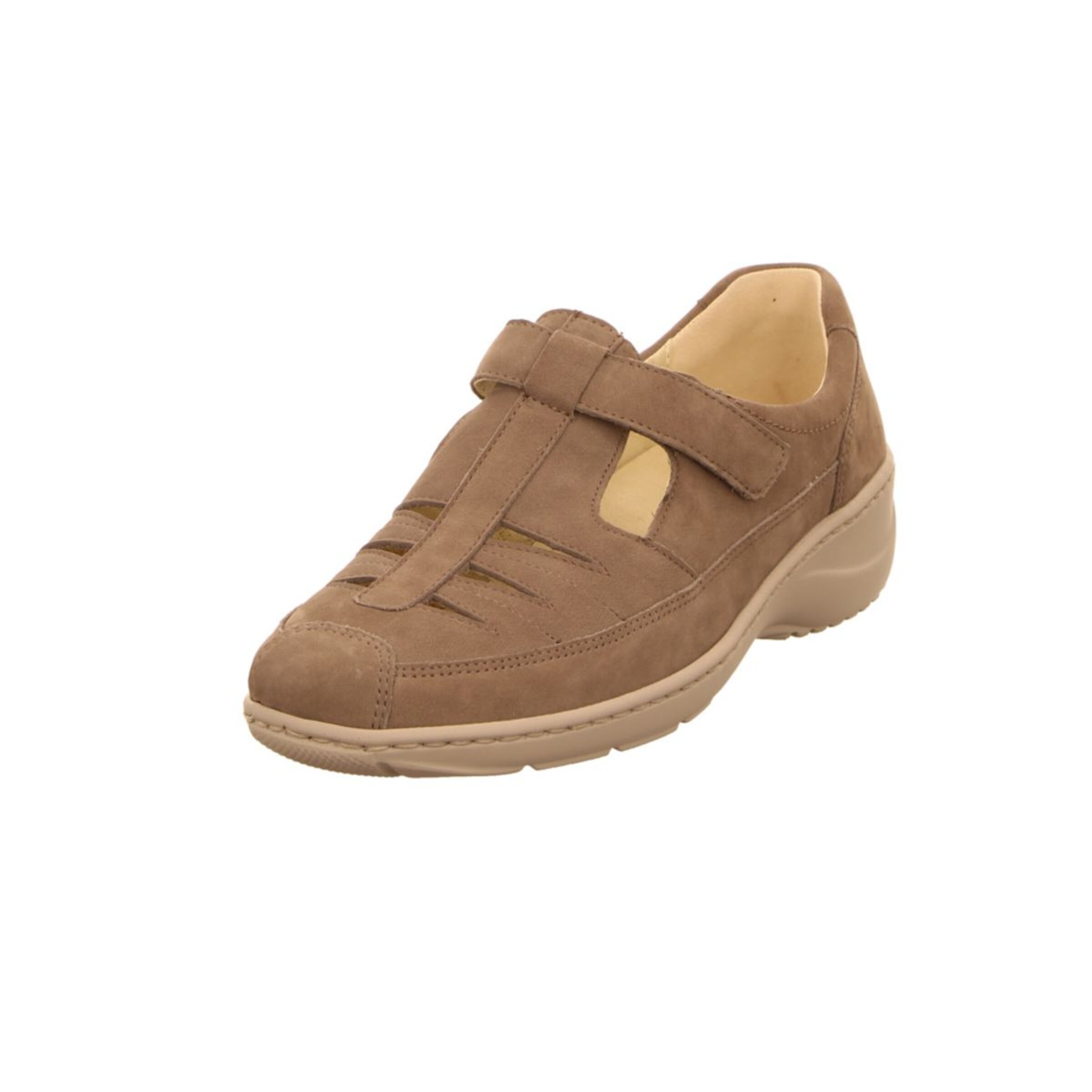 WALDLÄUFER Slipper 'Kya' in Braun: Vorderseite