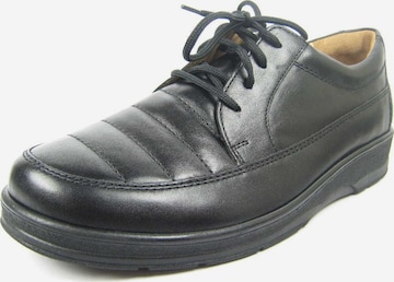 Ganter Lace-Up Shoes in Black: front