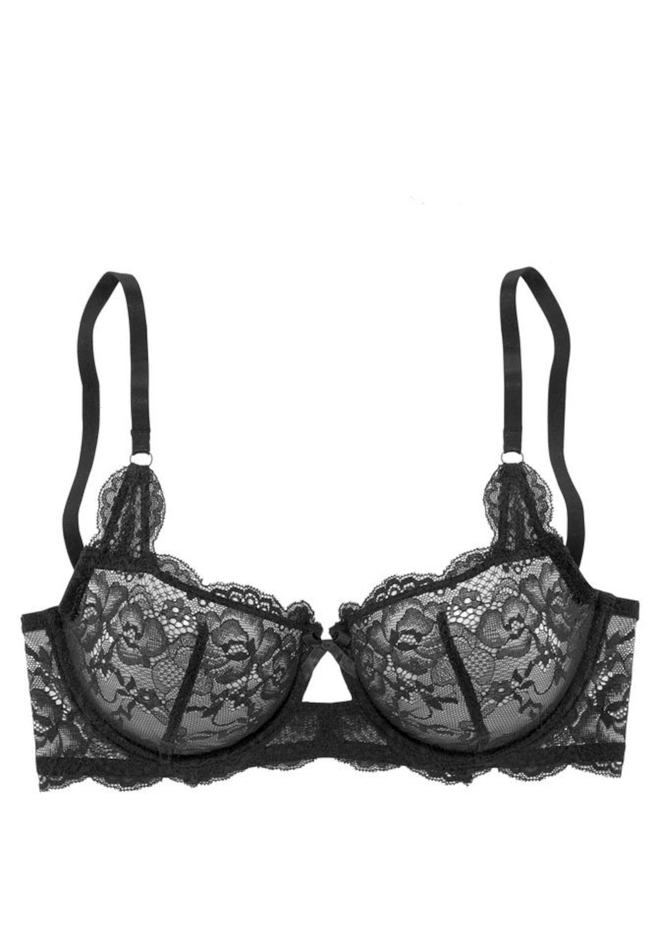 LASCANA - Balconet Sujetador en negro: frente