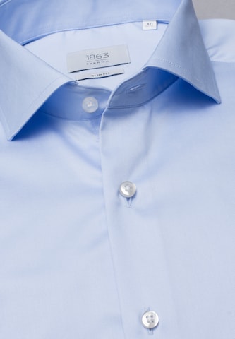 ETERNA Slim fit Zakelijk overhemd in Blauw