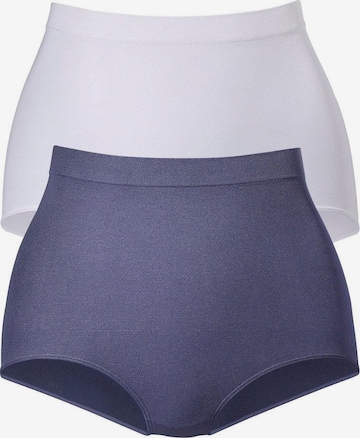 Slip scultant PETITE FLEUR en bleu : devant