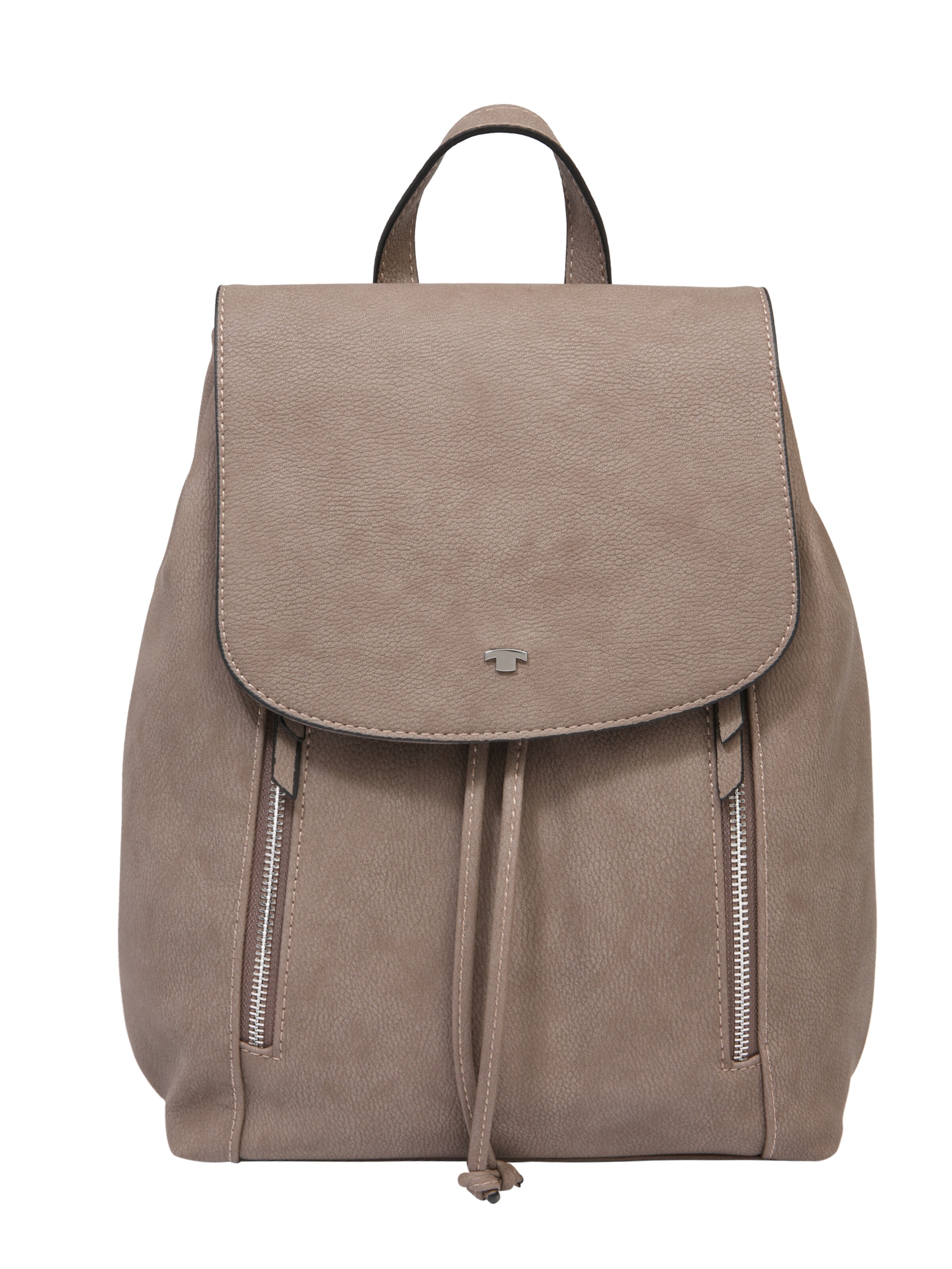 TOM TAILOR - Rucksack 'Carol' in taupe