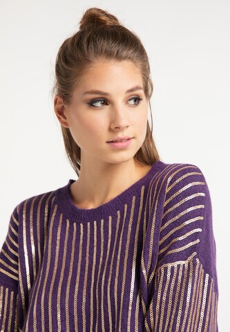 taddy Pullover 'At night' in Lila