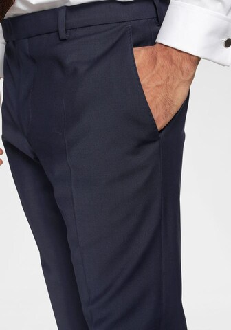 STRELLSON Slimfit Baukastenhose in Blau