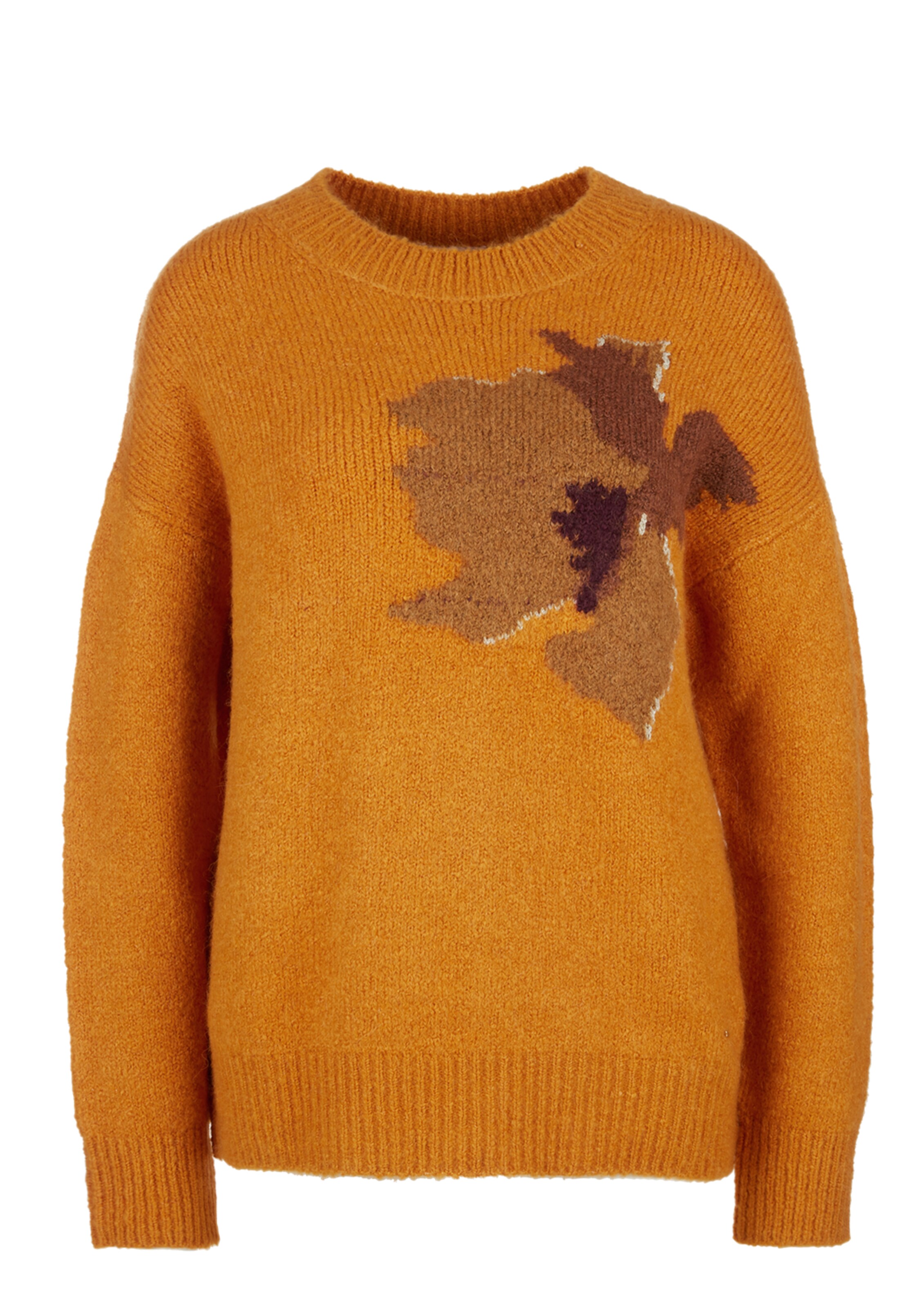 TRIANGLE - Trui in de kleur Sinaasappel